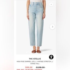 Joe’s Jeans THE STELLIE HIGH RISE BARREL LEG // VINTAGE STRETCH